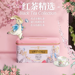 TWININGS 川宁 英国川宁（TWININGS）比得兔波兰进口茶包红茶精选18包*2g