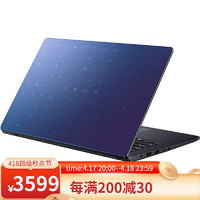 ASUS 华硕 E410 笔记本电脑14 英寸高清LED 英特尔赛扬N4020 存储4+128GB 蓝色