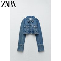 ZARA 春季新款 TRF 女装 短款牛仔夹克外套 9374271 401