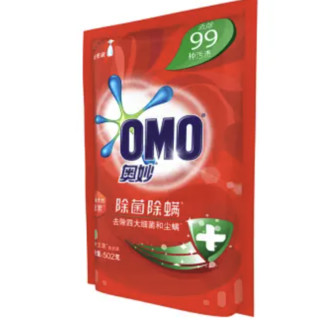 OMO 奥妙 除菌除螨洗衣液 400g*10袋 桉树艾草香