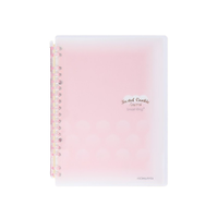 KOKUYO 国誉 淡彩曲奇系列 WSG-RUYP52P A5活页笔记本 柔光款 粉色 单本装