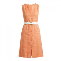 ochirly 欧时力 女士中长款连衣裙 1RY2081050 橙色 S