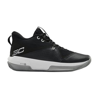 UNDER ARMOUR 安德玛 CURRY库里系列 Sc 3zero Iv 中性篮球鞋 3023917-001 黑色 45.5