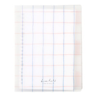 KOKUYO 国誉 格子印象系列 WSG-RULP11BR B5活页本 蓝红 单本装