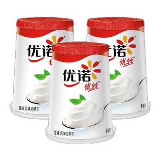 yoplait 优诺 优丝 风味发酵乳 原味 135g*3杯