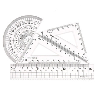 M&G 晨光 ARLN0416 绘图测量套尺 4件套