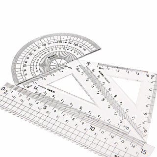 M&G 晨光 ARLN0416 绘图测量套尺 4件套