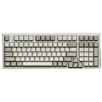FL·ESPORTS 腹灵 FL980 98键 有线机械键盘 复古灰白 凯华BOX白轴 RGB 6键热拔插