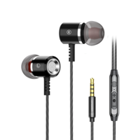  Langsdom/兰士顿 高音质 有线半入耳式耳机 麦克风