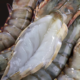 缤鲜 生冻黑虎虾 单只17-18cm 1.2kg