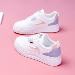 makino犸凯奴运动鞋女款春季新品平底休闲鞋女士轻便百搭小白鞋