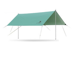 CAMEL 骆驼 户外天幕便携露营帐篷遮阳遮雨棚轻野营野餐防晒凉棚 1J32263960A，道森，军绿色