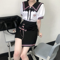 少也眼 JK制服 韩恩熙 韩式学院风上衣 白色