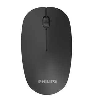 PHILIPS 飞利浦 SPK7221 有声电池版 2.4G蓝牙 双模无线鼠标 1600DPI 黑色