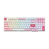 Akko 艾酷 3098B 98键 2.4G蓝牙 多模无线机械键盘 晚樱 CS魅力紫轴 RGB