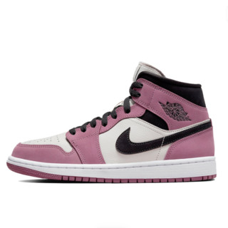 AIR JORDAN 正代系列 Air Jordan 1 Mid Se 女子篮球鞋 DC7267-500 紫色/白色/黑色 38