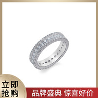 潮宏基 梵迪 无双 大圈气质银戒指时尚个性S925银戒指