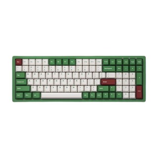 Akko 艾酷 3096DS 100键 有线机械键盘 红豆抹茶 AKKO粉轴 无光