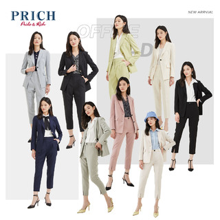 PRICH春夏新款简约时尚职场气质西装外套女PRJKB5101R类