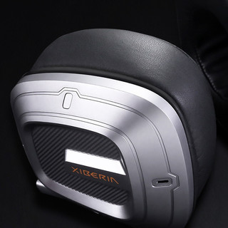 XIBERIA 西伯利亚 S300U 耳罩式挂耳式降噪有线耳机 银色 USB-A