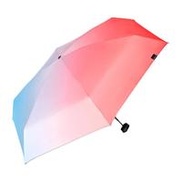RUMBRELLA 日全时 幻彩渐变系列 6骨五折晴雨伞 幻变橙蓝