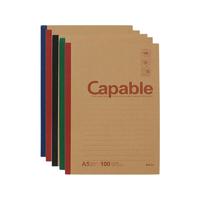 M&G 晨光Capable系列 APYJP550 牛皮纸质笔记本 A5 100页 5本装