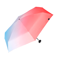 RUMBRELLA 日全时 幻彩渐变系列 6骨五折晴雨伞