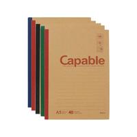M&G 晨光Capable系列 APYJP550 牛皮纸质笔记本 A5 40页 5本装