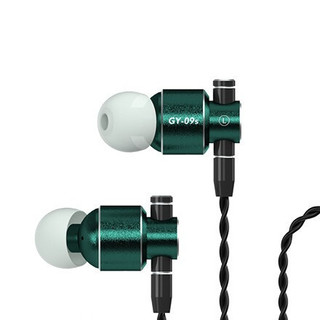 YUSICON 锐可余音 REECHO GY-09S 入耳式动圈有线耳机 绿色 3.5mm