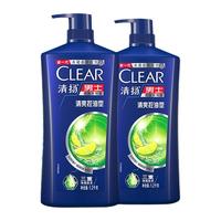 CLEAR 清扬 男士去屑洗发露 清爽控油型 1.2kg*2