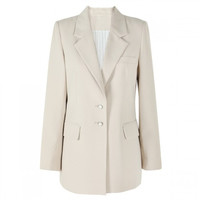 CHIU·SHUI 秋水伊人 女士小西装 622101C076249 米色 XL