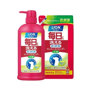 lion 艾宠 每日洗系列 狗狗专用 香波 400ml替换装 柔和花香型