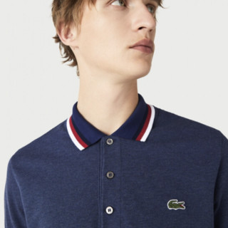 LACOSTE 拉科斯特 男士短袖POLO衫 PH3461 深蓝色 XXL