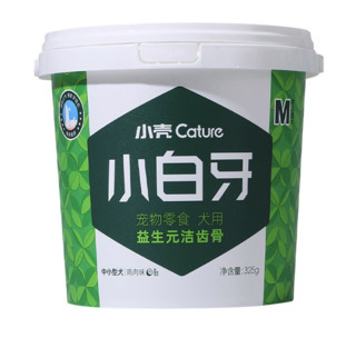  小壳 Cature  狗狗零食 小白牙洁齿棒 325g