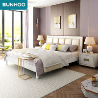 SUNHOO 双虎-全屋家具 15B2 现代简约组装式架子床 1.5m