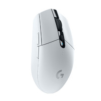 logitech 罗技 G304 2.4G LIGHTSPEED 无线鼠标  白色  赠大鼠标垫