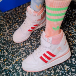 adidas 阿迪达斯 FORUM 84 HI 高帮女子复古运动鞋休闲鞋板鞋H01670