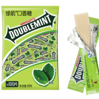 DOUBLEMINT 绿箭 口香糖 薄荷味 270g 100片 袋装
