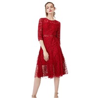 VERO MODA 女士中长款连衣裙 320161508S97