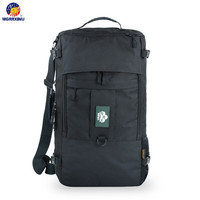 顿巴纵队 双肩户外包多功能防水耐磨登山大背包战术迷彩包旅行背包2021年新款 黑色