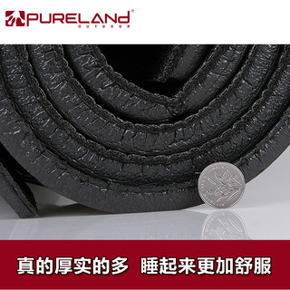 Pureland 普尔兰德防潮垫户外加厚单人加宽便携露营六边形泡沫地垫新款条形