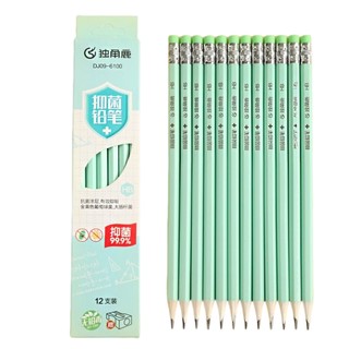独角鹿 DJ09-610 HB铅笔  12支 绿色