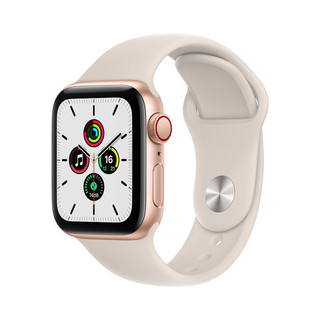 Apple 苹果 Watch Series SE 智能手表 2021新款苹果手表SE 44mm GPS星光色