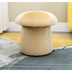 QuanU 全友 DX101028 布艺蘑菇换鞋凳