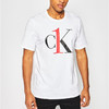 卡尔文·克莱恩 Calvin Klein CK男士T恤 短袖时尚经典夏装 NM1903E 7UM白色 L