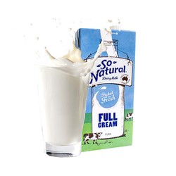 So Natural 澳伯顿 全脂牛奶 1L*12盒