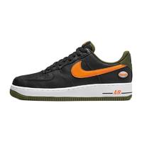 NIKE 耐克 Air Force 1 '07 Lv8 男子休闲运动鞋 DH7440-001 黑/橙/绿 44