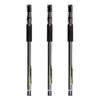 M&G 晨光 金品系列 AGPA7101 拔帽中性笔 黑色 0.28mm 3支装