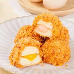 肉松蛋糕_花亭子 爆浆肉松小贝 三盒 12枚多少钱-什么值得买