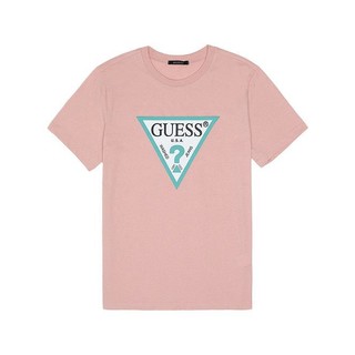 GUESS 盖尔斯 女士圆领短袖T恤 YJ2K9415K 粉色 XS